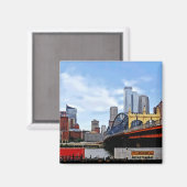 Aimant Pittsburgh PA - Train Par Smithfield St Bridge (Recto/Verso)