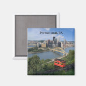 Aimant Pittsburgh Pennsylvania Photographie (Recto/Verso)