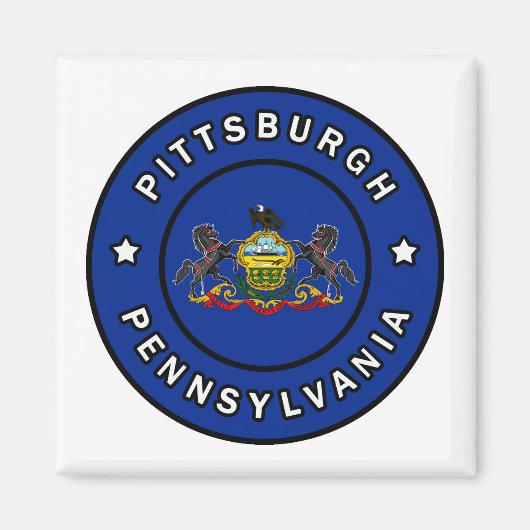 Aimant Pittsburgh Pennsylvanie (Devant)