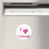 Aimant Pittsburgh — Rose chaud (In Situ (Lave-vaisselle))