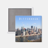 Aimant Pittsburgh Skyline (Recto/Verso)