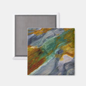 Aimant Piute Jasper coloré (Recto/Verso)