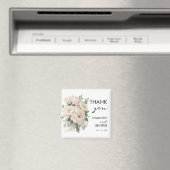 Aimant pivoines roses blanches fleurs rustiques mariage f (In Situ (Lave-vaisselle))