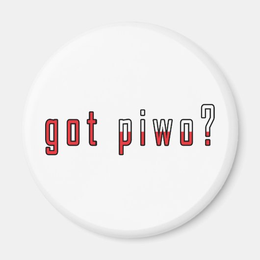 Aimant piwo ? Fanion (Devant)