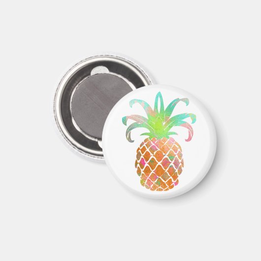 Aimant PixDezines Aloha Ananas/do-it-yourself arrière - p (Recto/Verso)