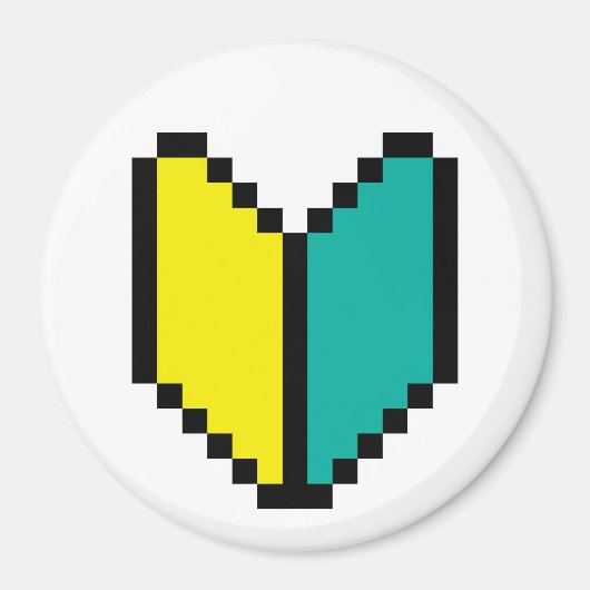 Aimant Pixel 8 bits Wakaba / Mark Shoshinsha (Devant)