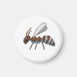 Aimant Pixel de vol 8 bits rétro