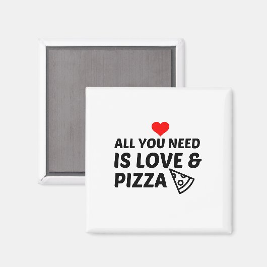 AIMANT PIZA ET AMOUR (Recto/Verso)