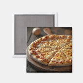 Aimant Pizza au fromage (Recto/Verso)