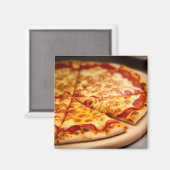 Aimant Pizza au fromage (Recto/Verso)
