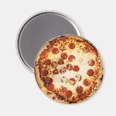 Aimant Pizza au fromage et Pepperoni (Recto/Verso)