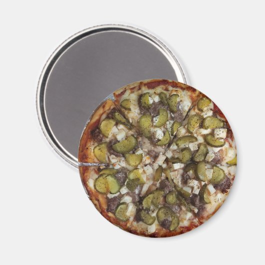 Aimant Pizza de dill Pickle (Recto/Verso)