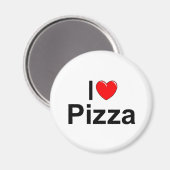 Aimant Pizza I Love (Coeur) (Recto/Verso)