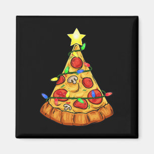Aimant Pizza Noël Arbre Lumières Amusants Garçons Enfants
