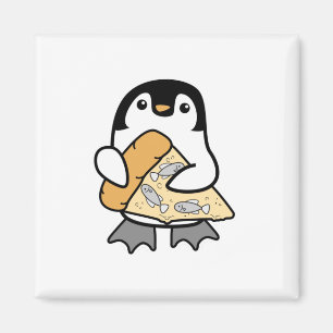 Aimant Pizza Penguin