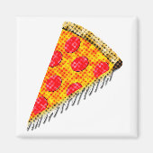 Aimant Pizza Slice Vintage (Devant)