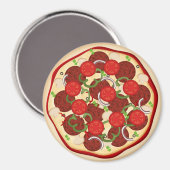 Aimant Pizza Supreme (Recto/Verso)