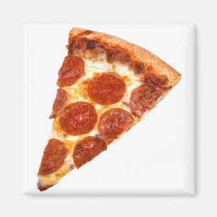 Aimant Pizza tranchée de SlipperyJoe's pepperoni fromage