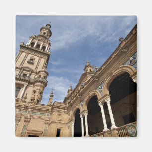 Aimant Place d'Espagne, Séville, Andalousie, Espagne