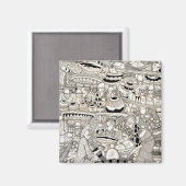 Aimant Place du marché (Recto/Verso)