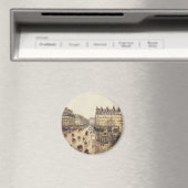 Aimant Place du Théâtre Français, Paris Pluie par Pissarr (In Situ (Lave-vaisselle))