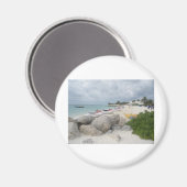 Aimant Plage à Port Lucaya, Freeport (Recto/Verso)