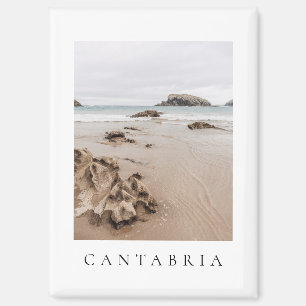 Aimant Plage d'Arnia en Espagne, plage à l'esthétique neu