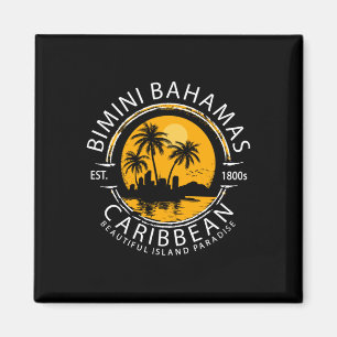 Aimant plage de Bimini Bahamas vacances caraïbes tropical