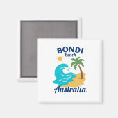 Aimant Plage de Bondi (Recto/Verso)