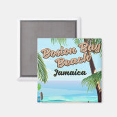 Aimant Plage de Boston bay, Jamaïque (Recto/Verso)