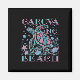Aimant Plage de Carova Nc Amateur de Tortues Souvenir de