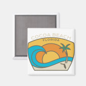 Aimant Plage de Cocoa (Recto/Verso)