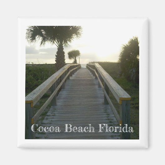 Aimant Plage de Cocoa Floride (Devant)