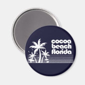 Aimant Plage de Cocoa Floride (Recto/Verso)