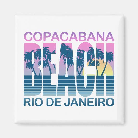 Aimant Plage de Copacabana (Devant)
