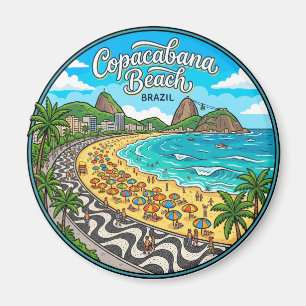Aimant Plage de Copacabana Brésil