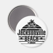 Aimant Plage de Jacksonville (Recto/Verso)