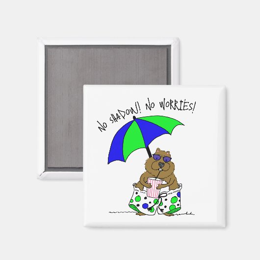 Aimant Plage de la marmotte (Recto/Verso)