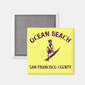 AIMANT PLAGE DE L'OCÉAN (Recto/Verso)