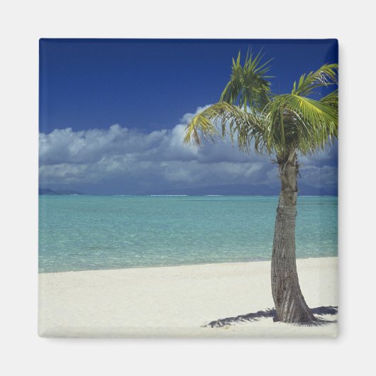 Aimant Plage de Matira sur l'île de Bora Bora, 2 (Devant)