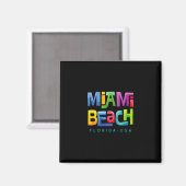 Aimant Plage de Miami (Recto/Verso)
