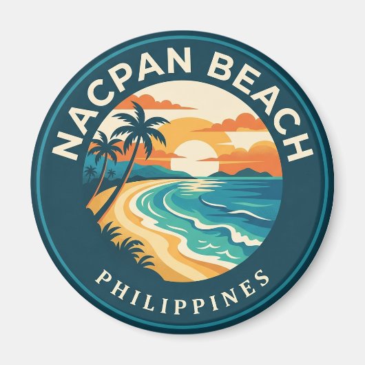 Aimant Plage de Nacpan Philippines (Devant)