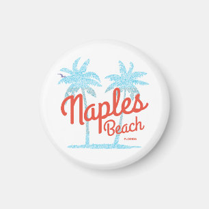 Aimant Plage de Naples Floride USA Palmiers de type corai