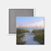 Aimant PLAGE DE PANAMA CITY - Réfrigérateur (Recto/Verso)