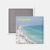 Aimant plage de pensacola (Recto/Verso)