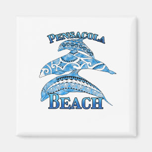 Aimant Plage de Pensacola Floride Vacances Dauphins triba