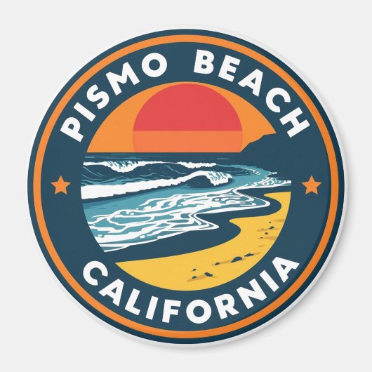Aimant Plage de Pismo, Californie (Devant)