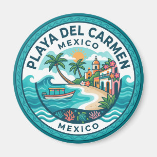 Aimant Plage de Playa del Carmen au Mexique