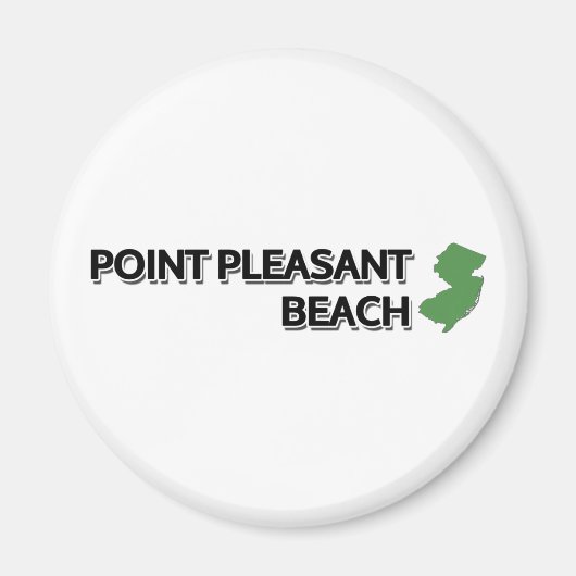 Aimant Plage de Point Pleasant (Devant)