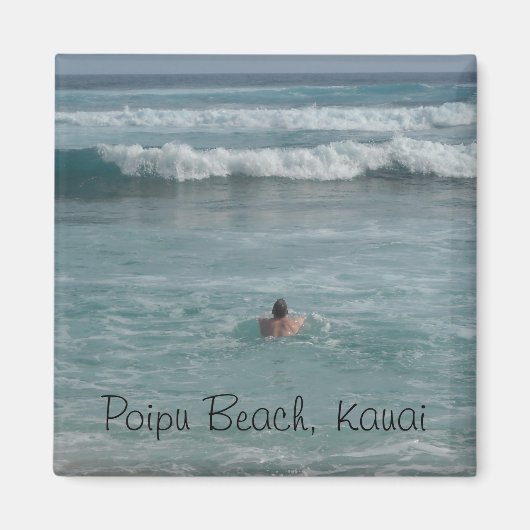 Aimant Plage de Poipu, Kauai (Devant)